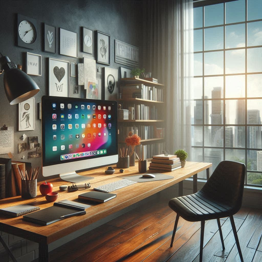 A workspace image